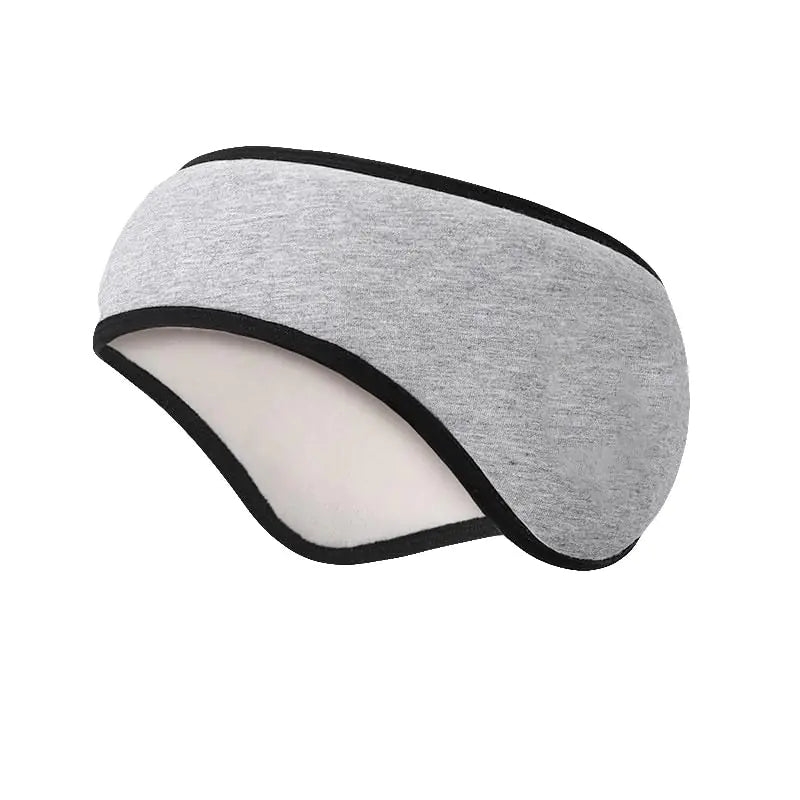 Noise-Soothing Headband – Soft Cotton Wrap (Grey)