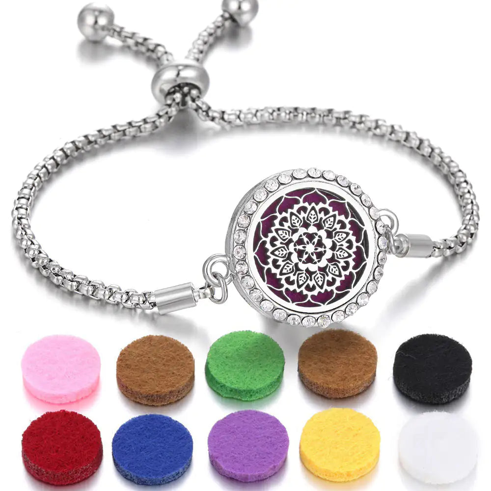 Kaleidoscope Aromatherapy Bracelet – On-the-Go Calming Relief