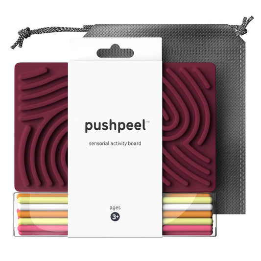 Pushpeel Sensory Board – Silent Fidget Tool for Calming Focus