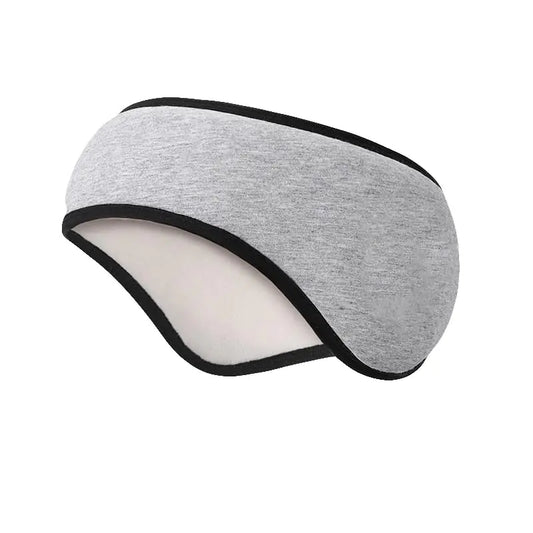 Noise-Soothing Headband – Soft Cotton Wrap (Grey)